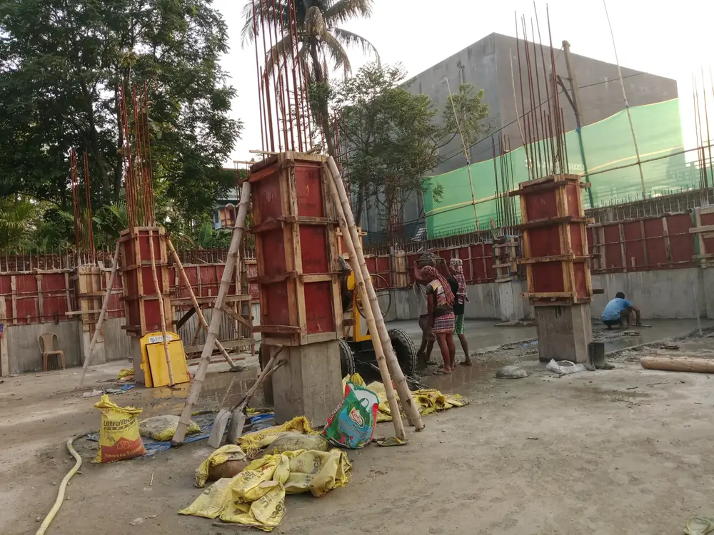 Structural work in progress